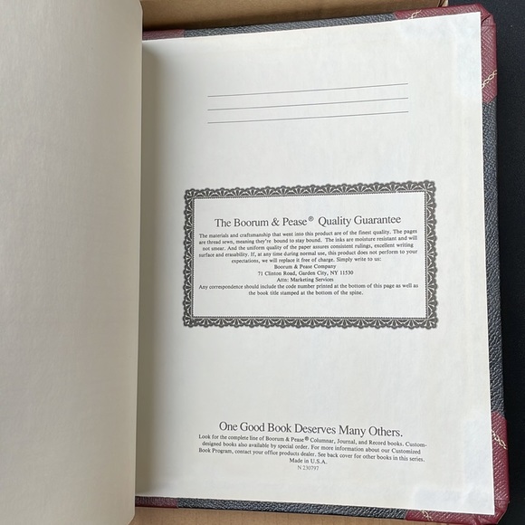 Vintage boorum pease laboratory notebook - Picture 7 of 10